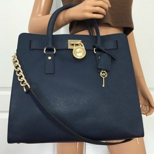 Michael Koran’s Hamilton navy blue